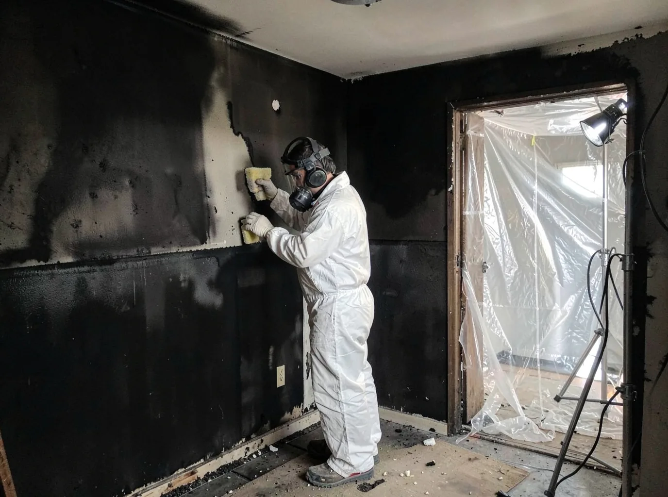 Fire Damage Restoration company in Low Moor, IA